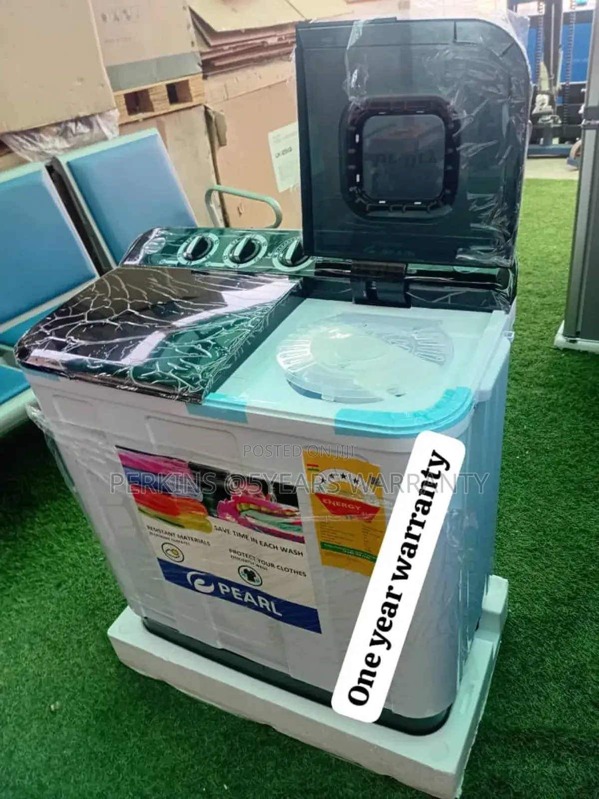 Clean Slate 7kg Washing Machine Pearl Top Load Twin Tub