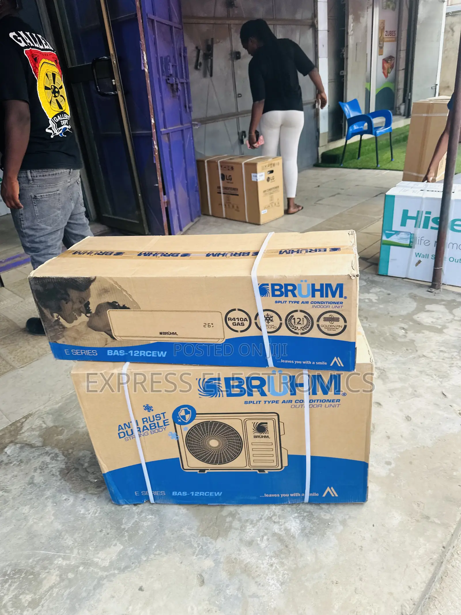Rapid Cooling System Mode Inverter Bruhm Split 1.5hp