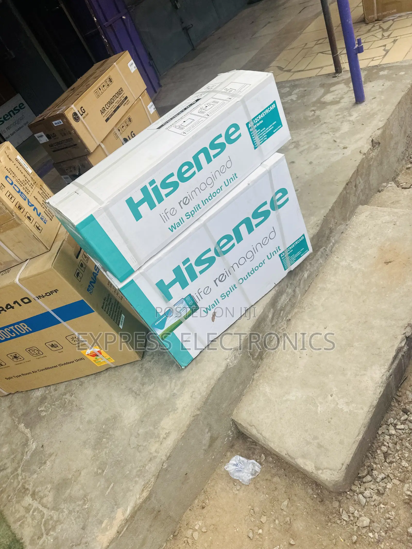 Cleanable Panel White Hisense Split R410 Gas 1.5hp