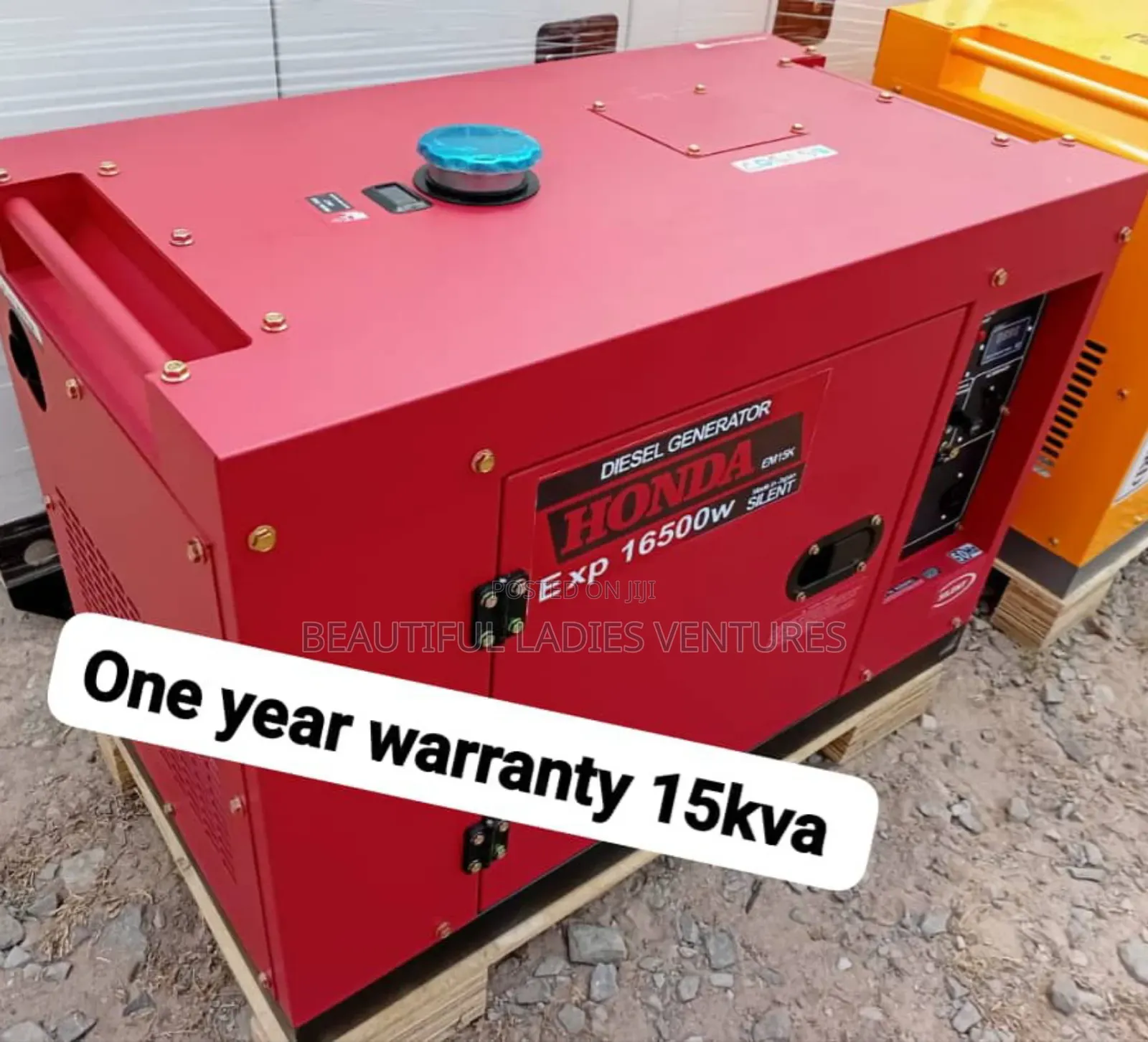 Red Honda Generator Diesel 15kva