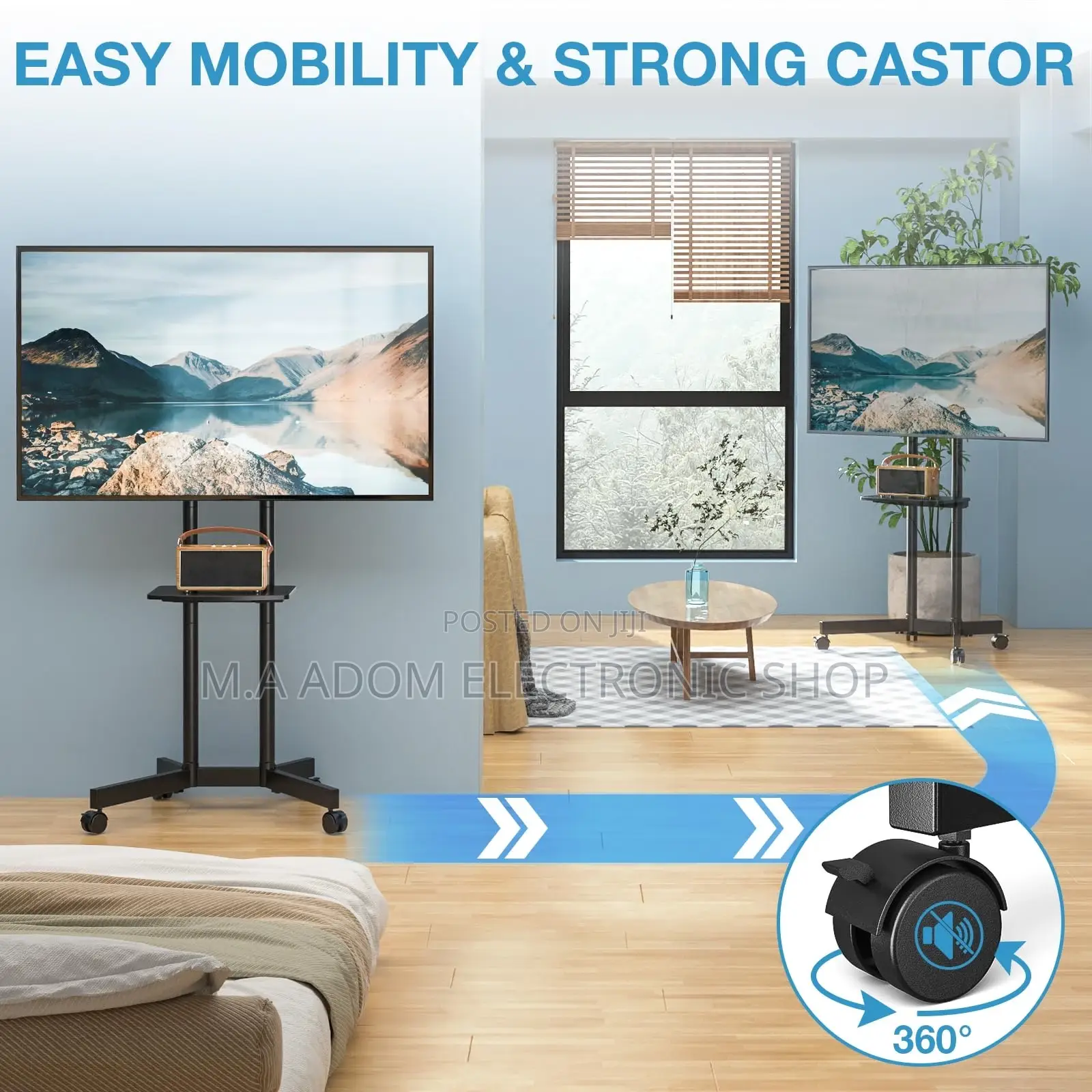 Easy Way Tv Stand for Home School 32”-70”