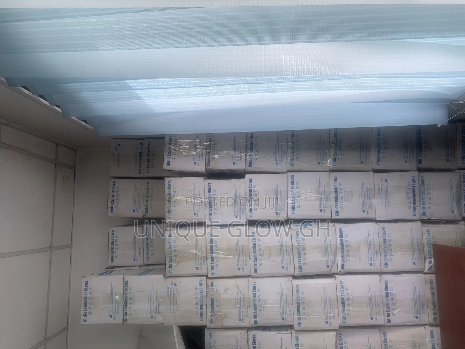Blue Nitrile Gloves Powder Free Original Long Lasting