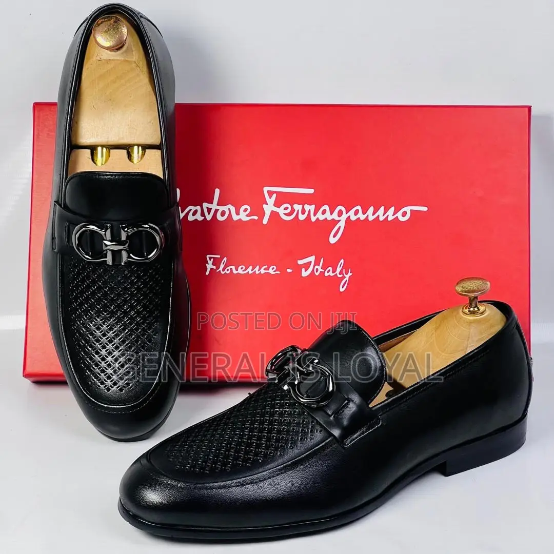 Ferragamo Shoe Black , Brown