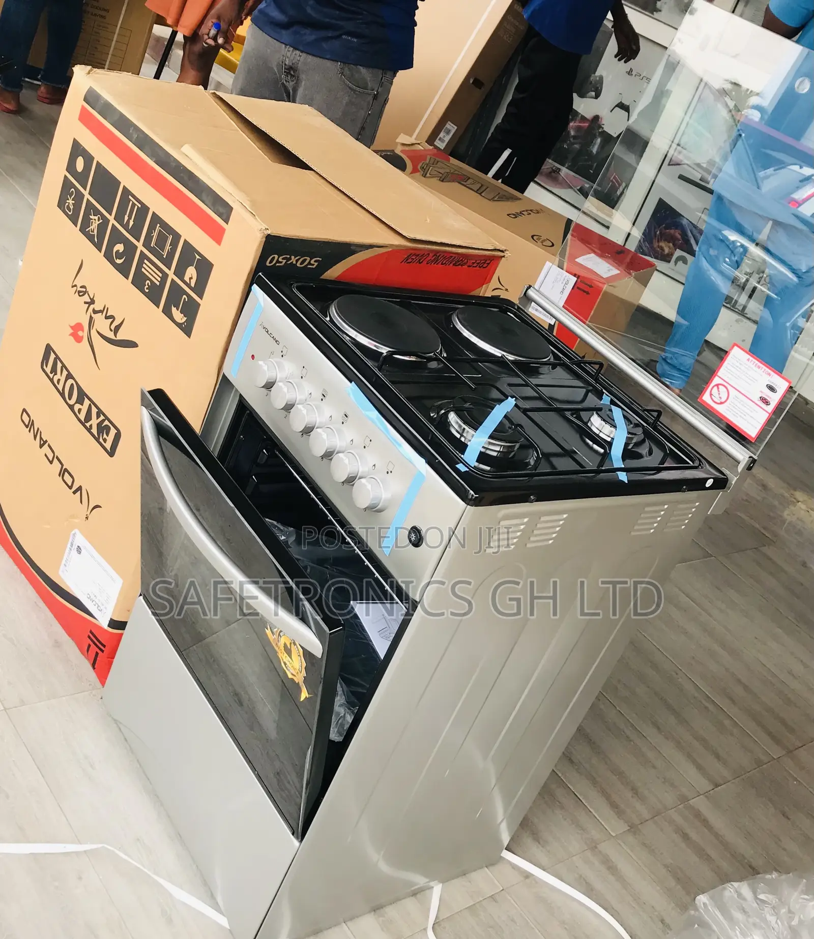 Affordable 50x50 4 Gas Ions Volcano Turkish Oven Grey