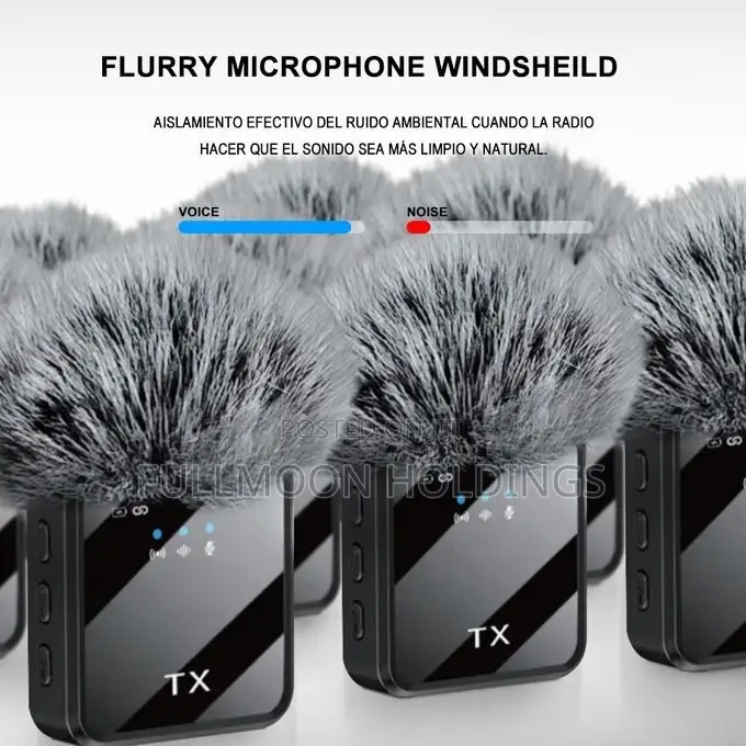 Wireless Microphone for Camera, iPhones, Android and Laptop