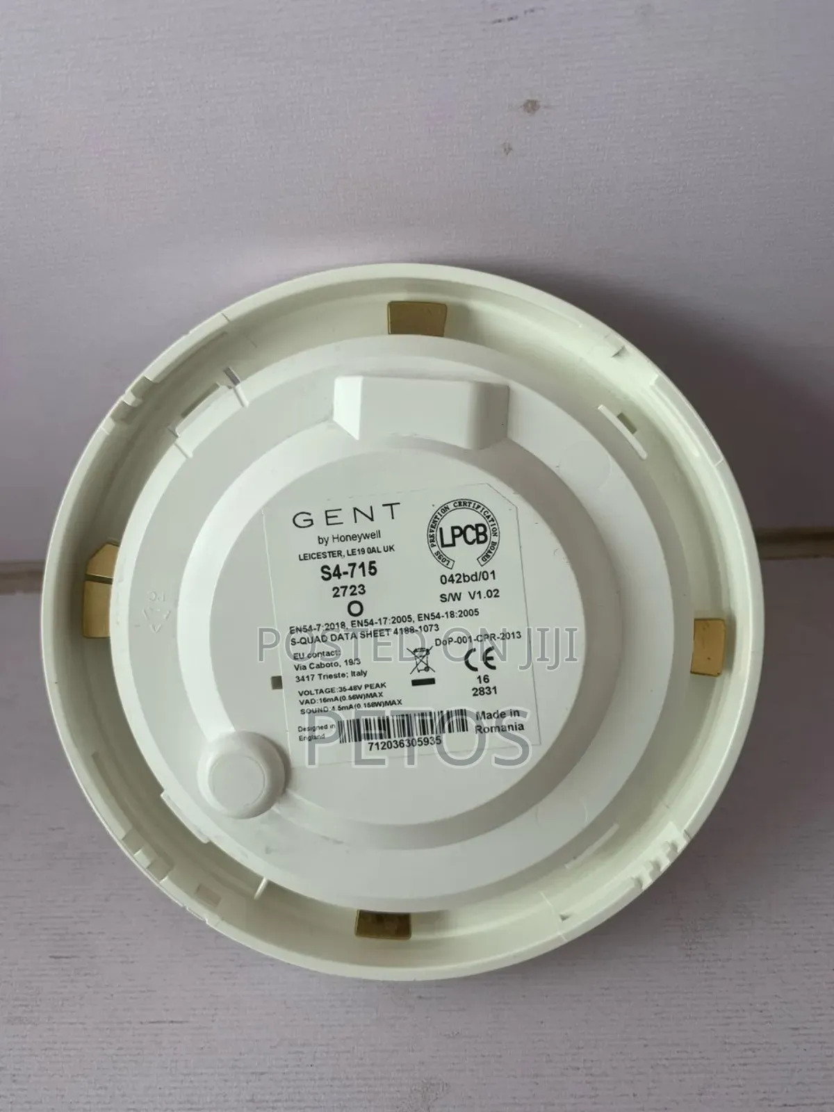 Gent Honeywell Smoke Detector