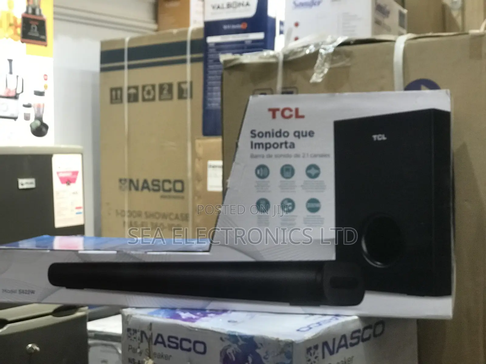 TCL 2.1ch S522w Soundbar With Wireless Subwoofer - Bluetooth