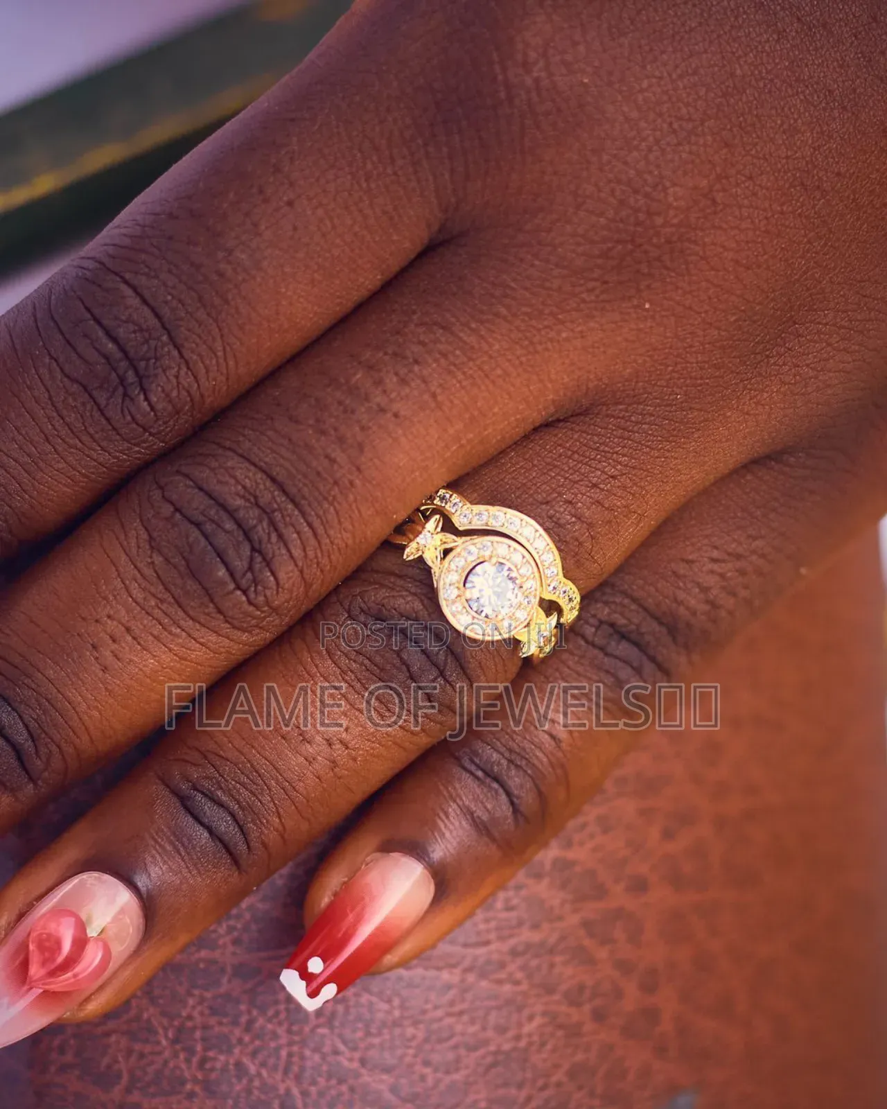 Coiled Gold Set Wedding Rings