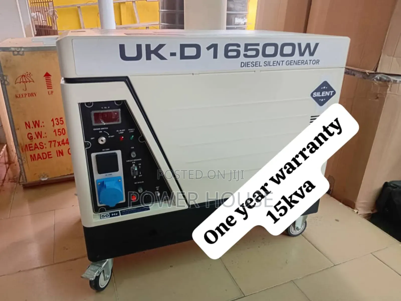 Heavy Duty 15kva Uk Made 16500watts Diesel Silent Generator