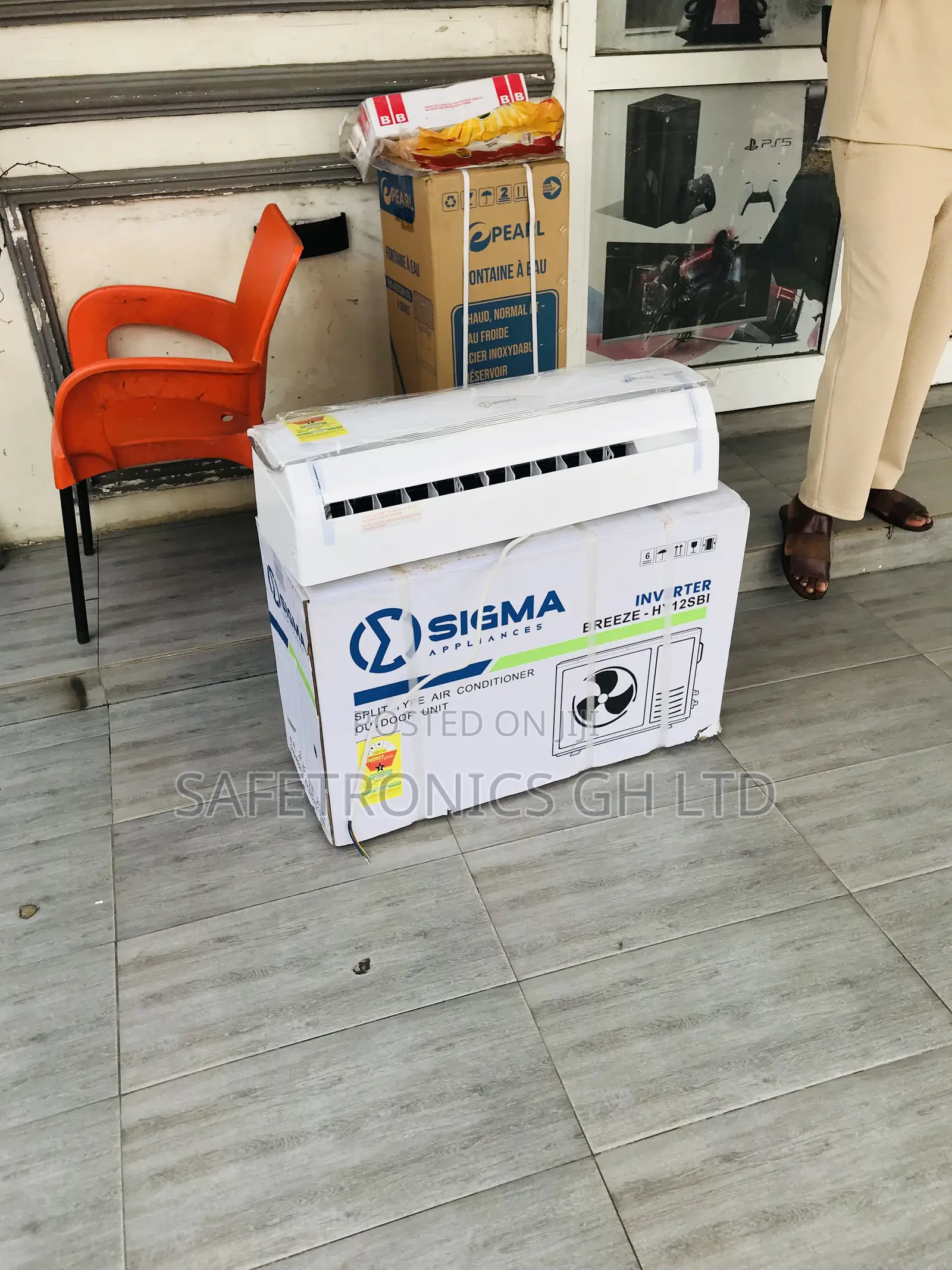 Original Sigma Inverter 1.5hp Split R410a White Ac