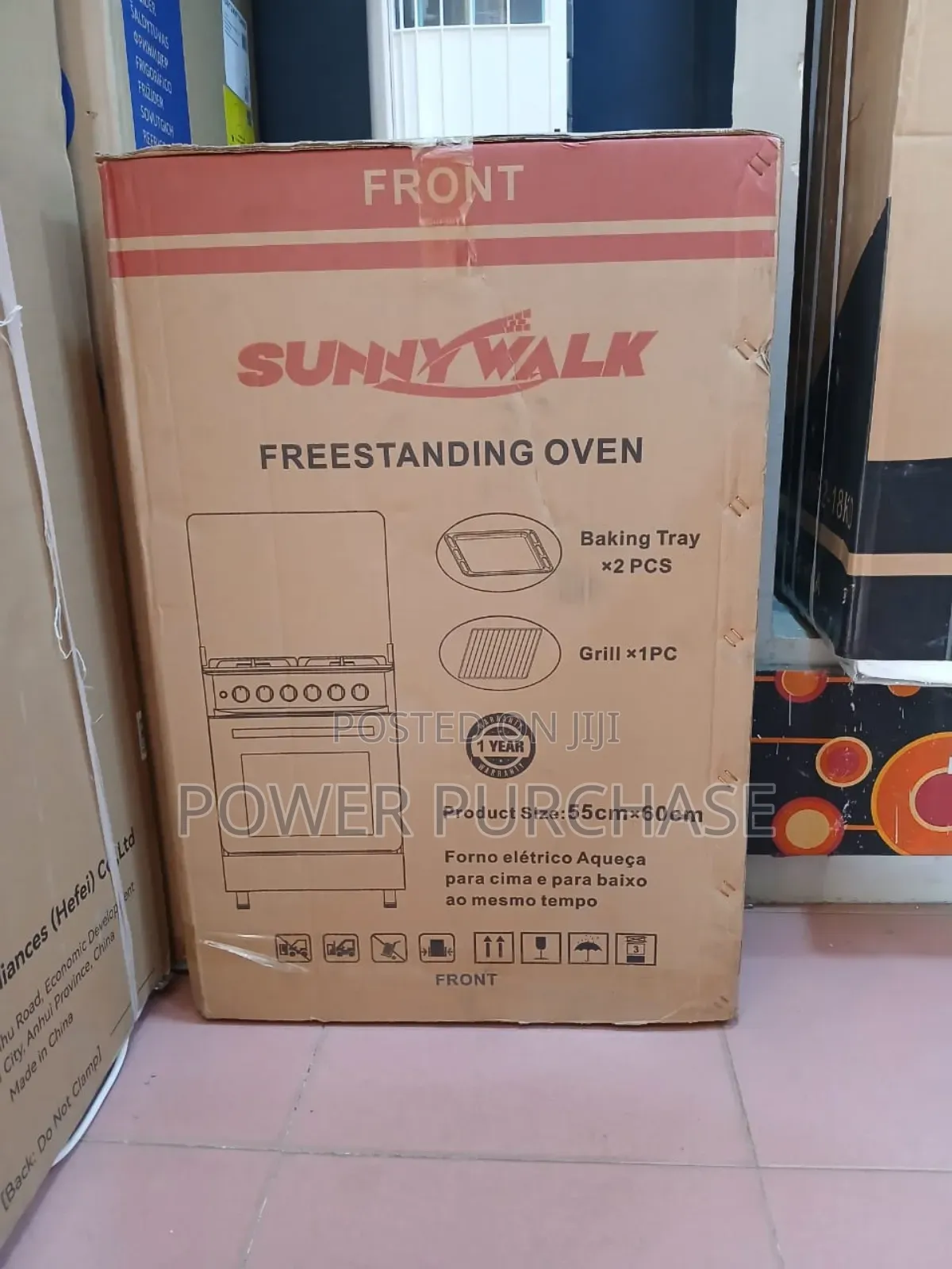 Durable Sunnywalk 50×60 Gas Cooker