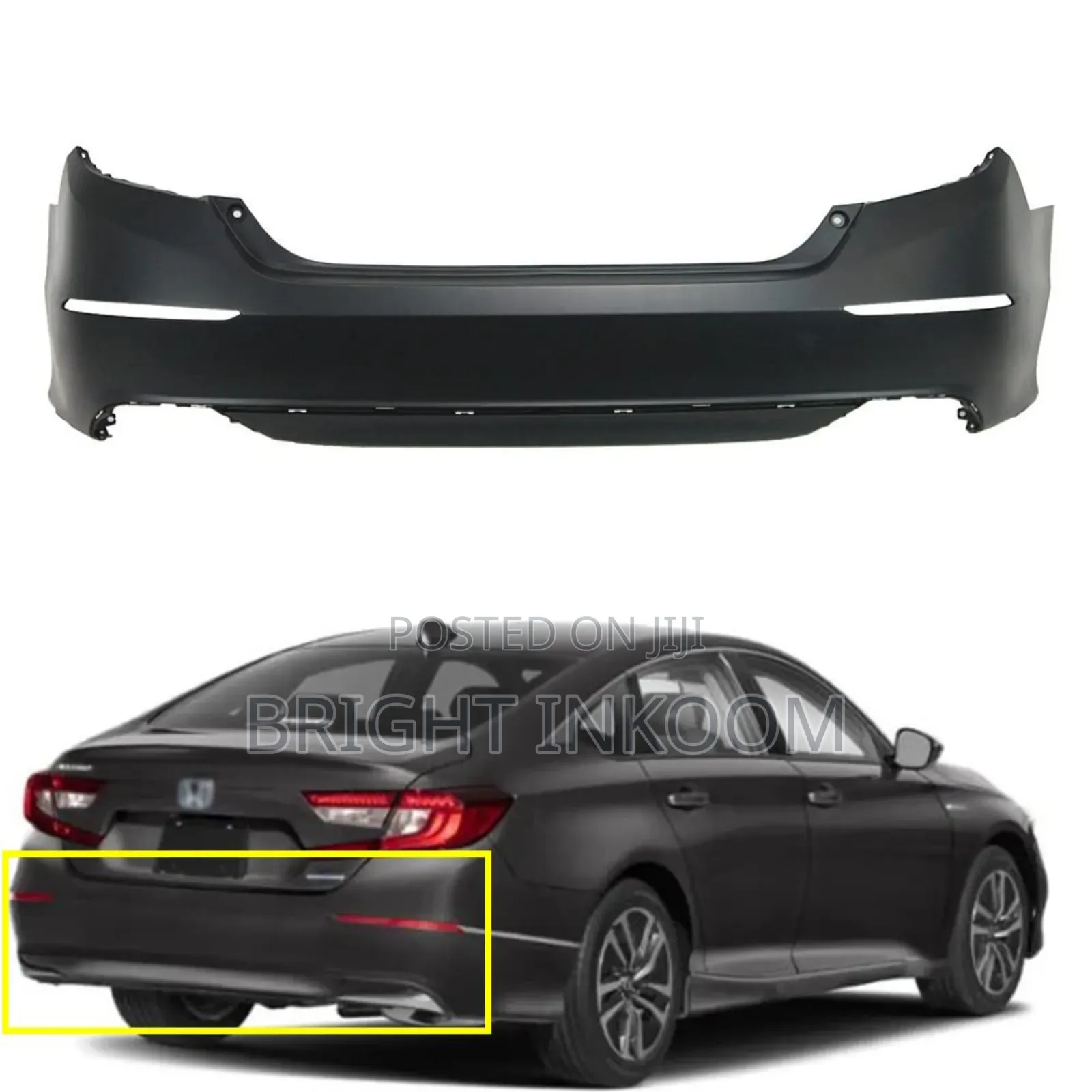 Honda Accord 2018 2019 Back Bumper