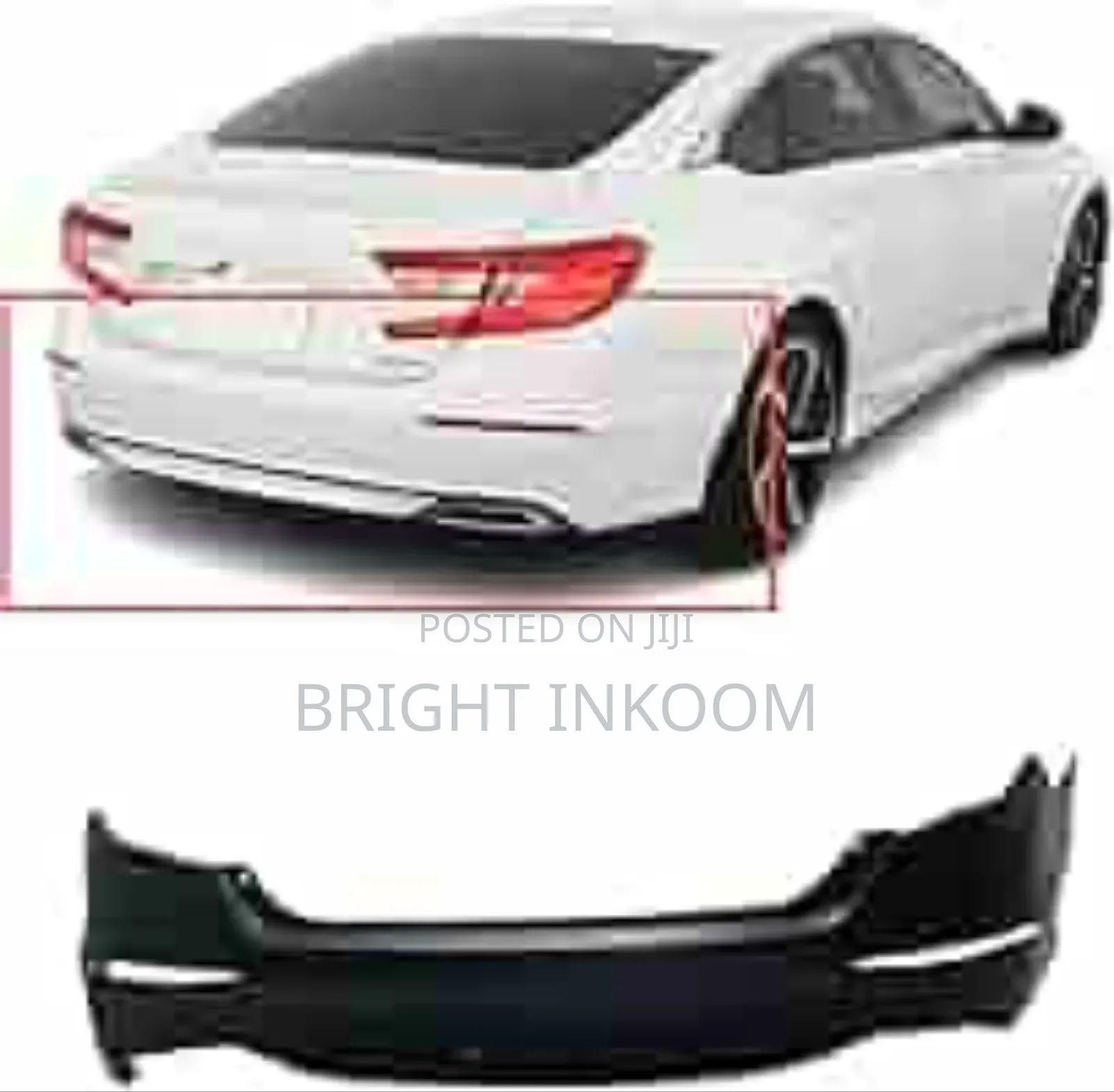 Honda Accord 2018 2019 Back Bumper