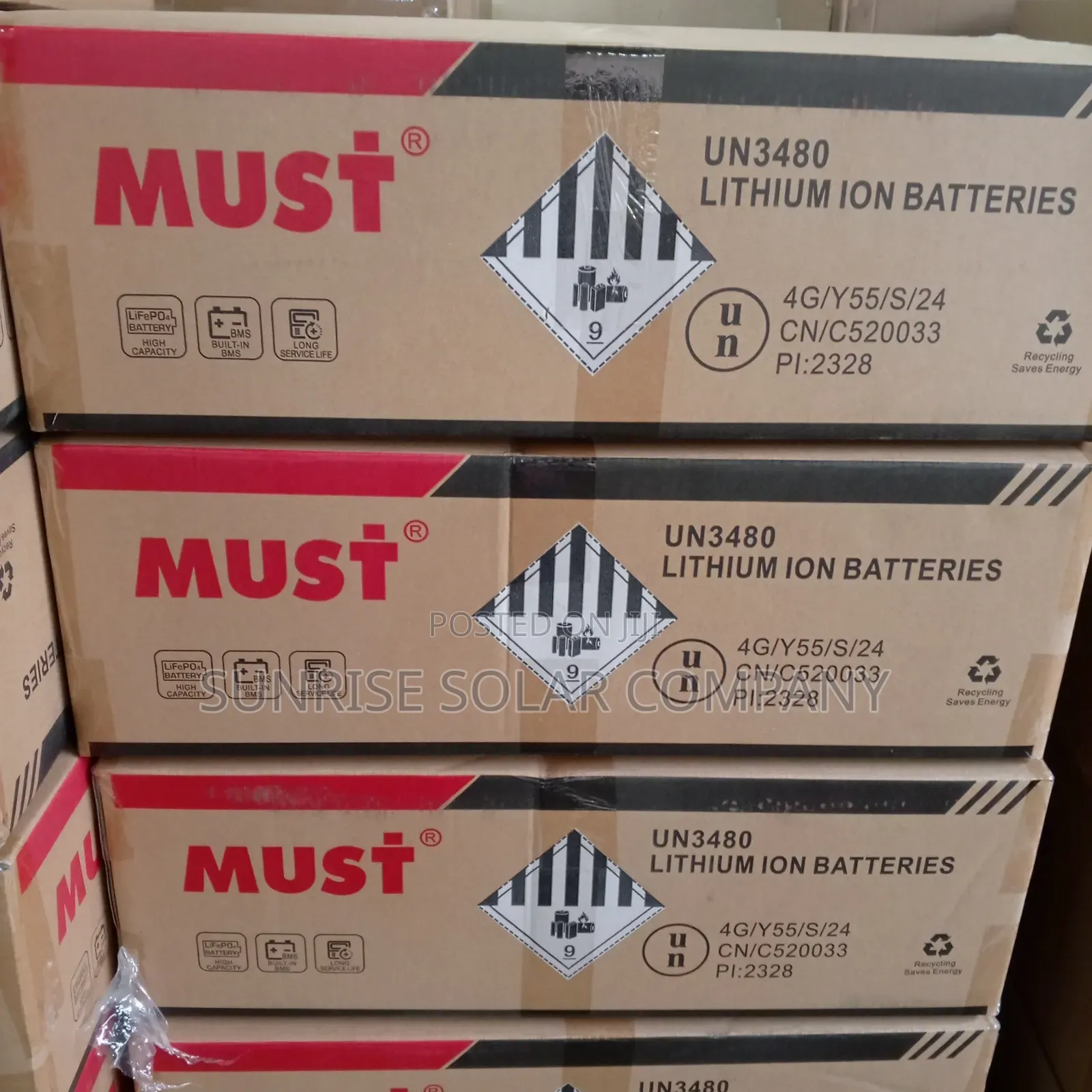 Lithium Battery Lifep04 Must 100ah 48v