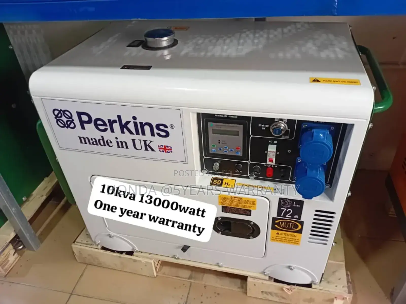 Thundergen Perkins 10kva 13000watt Diesel Generator 10kva