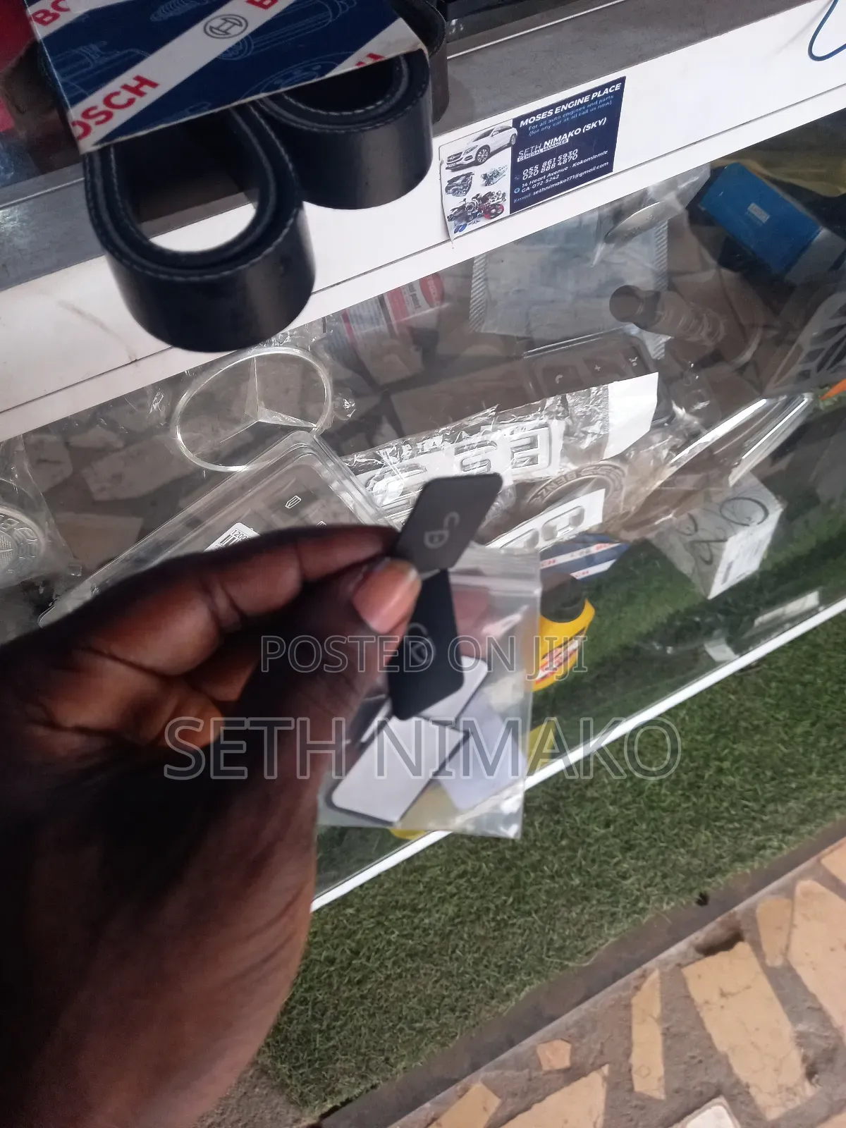 C250 Door Lock Button Covers