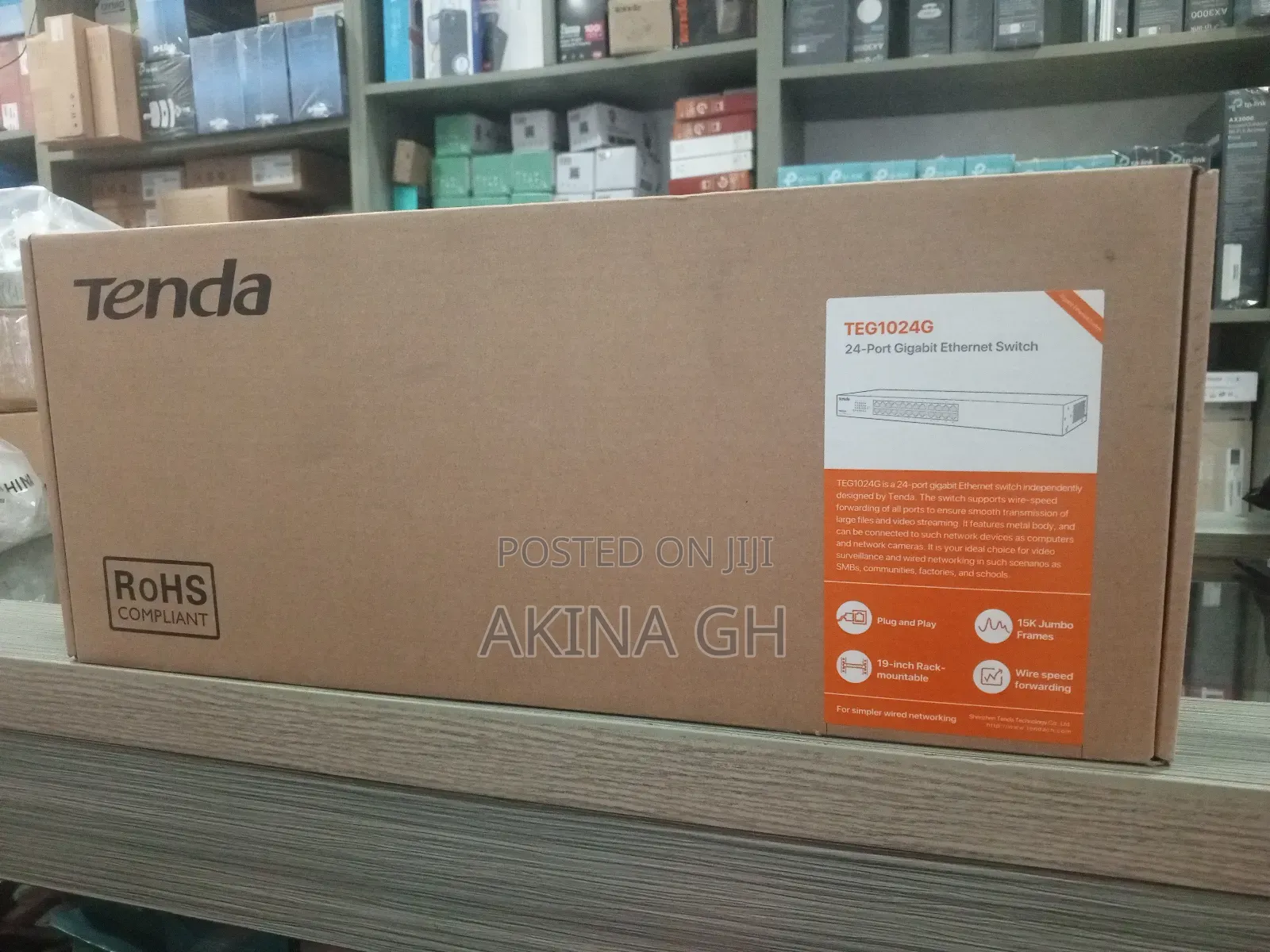 Tenda 24 Port Gigabit Ethernet Switch Teg1024g