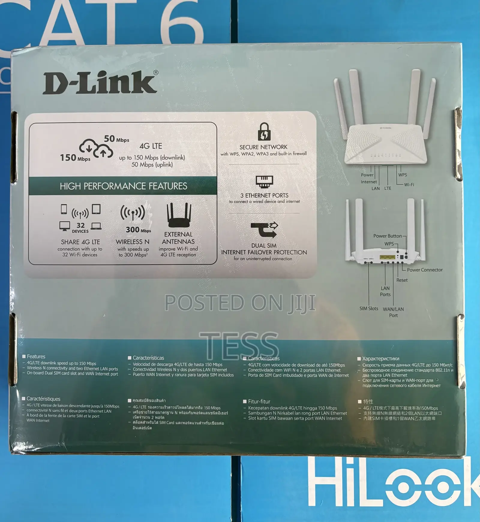 D-Link Universal Sim Router M922 4g Lte Dual Sim 2.4ghz/5ghz