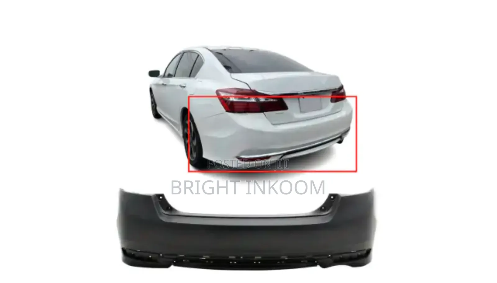 Honda Accord 2015 2016 2017 Back Bumper