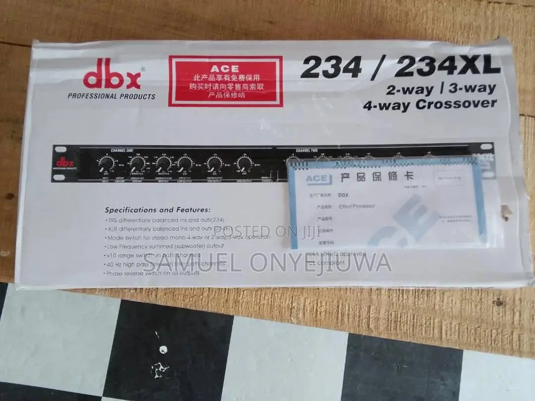 DBX Crossover 2|3|4 Way Crossover
