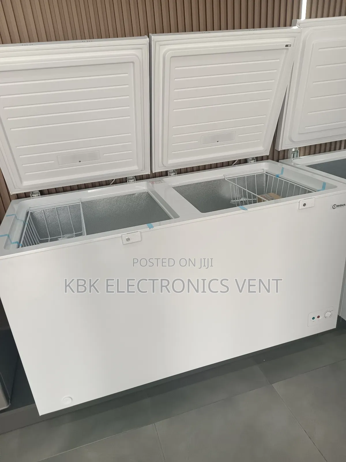 Sigma 510liters Double Door Chest Freezer