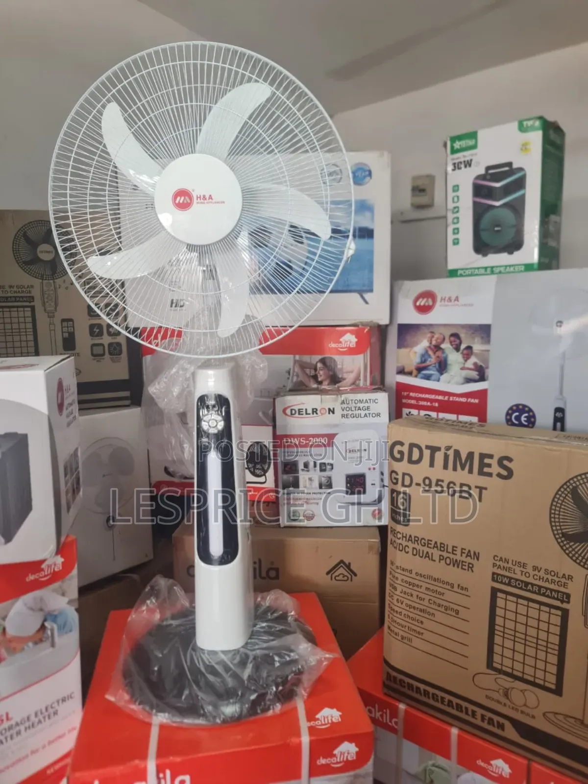 H a 18" Fan : Over Charge Protection