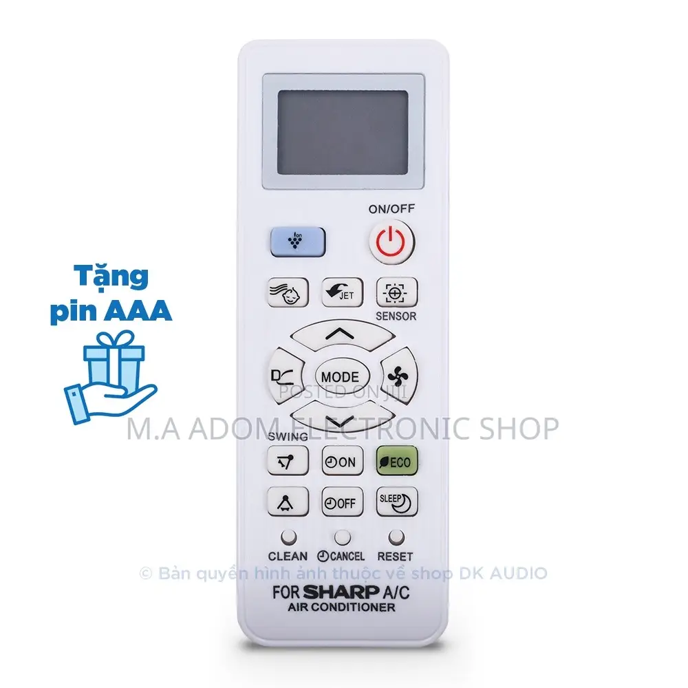 Sharp Replaceable Ac Remote