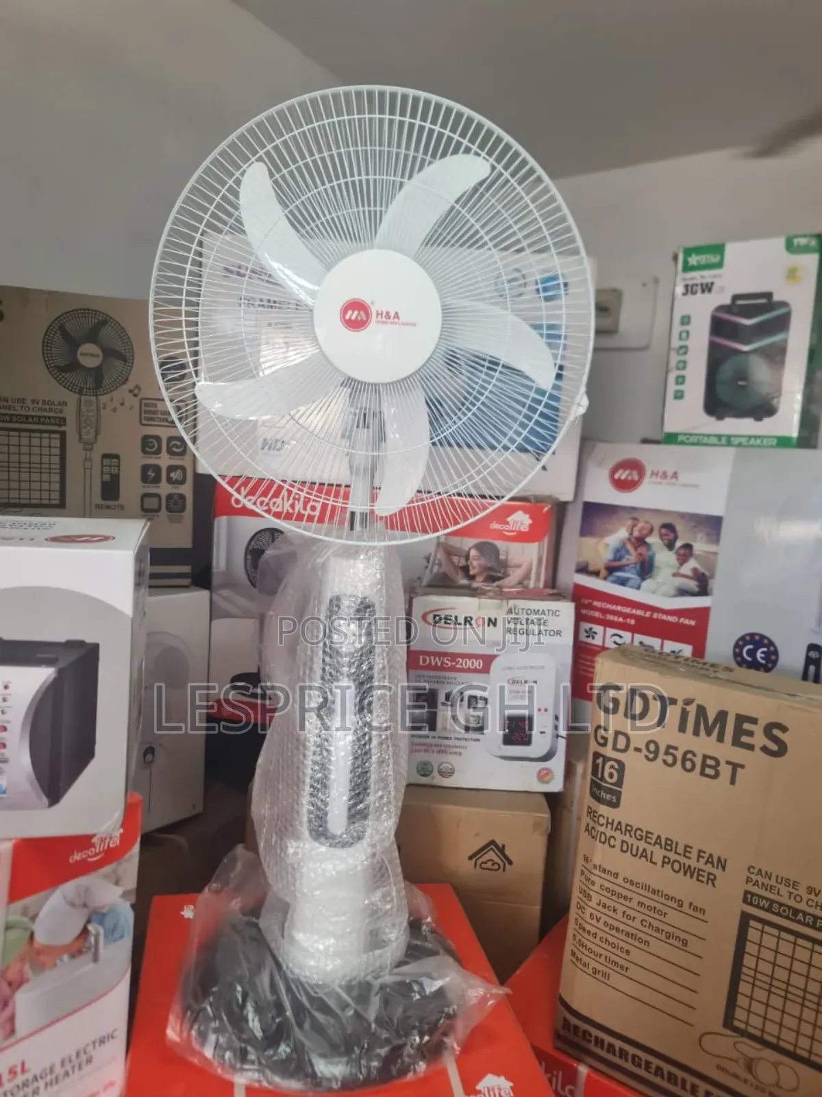 Cool All Day: Powerful H a Stand Fan