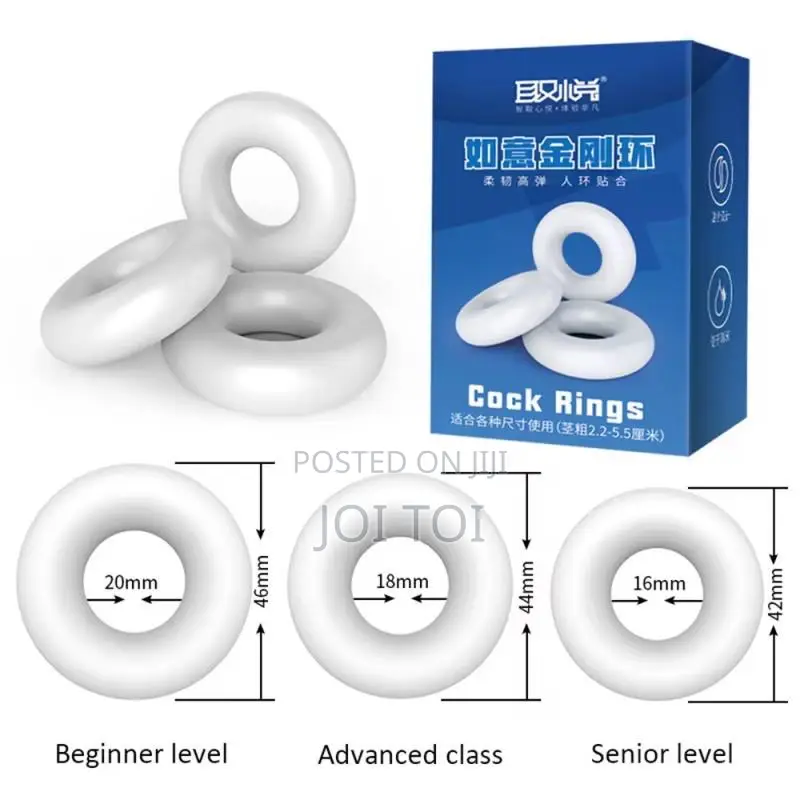 3pcs Thick Silicon Cock Ring