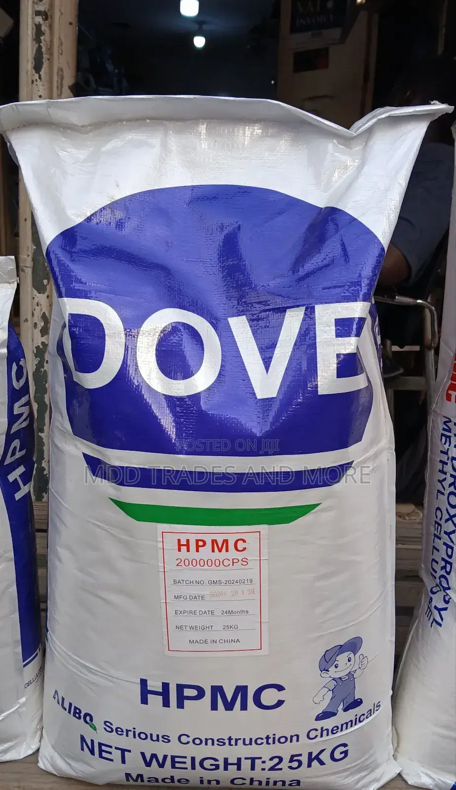 HPMC "Dove" Brand 25kg