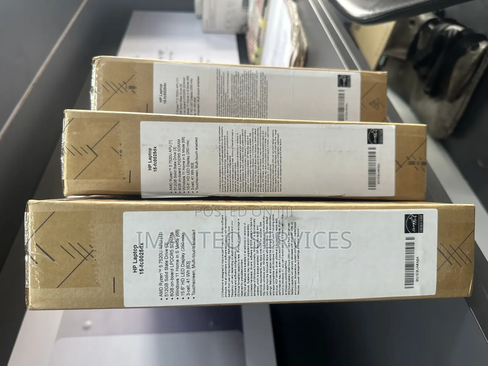 New Laptop HP 15 8GB AMD Ryzen 5 SSD 512GB