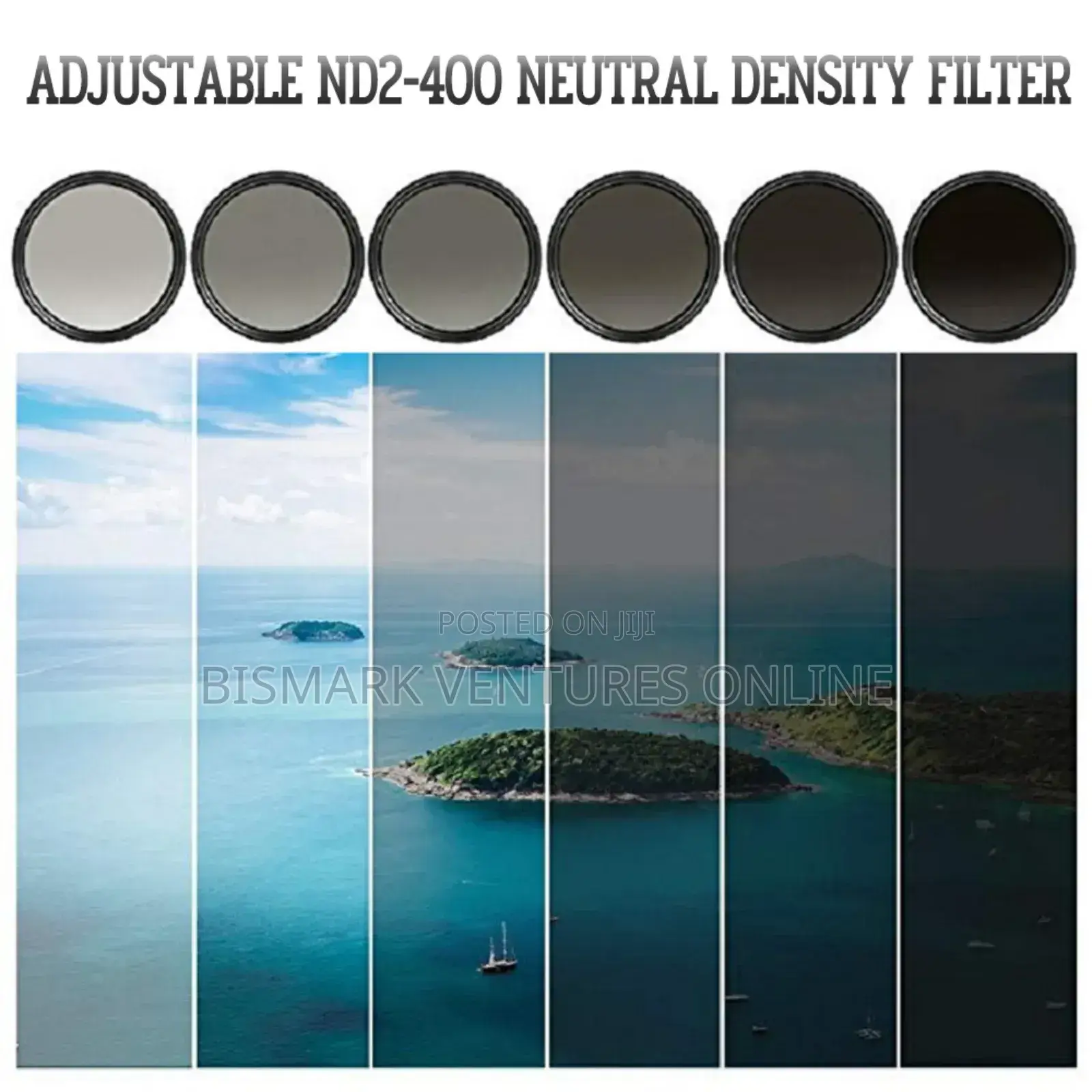 52mm Nd 2-400 Filter for Smart Phone Camera Lens.