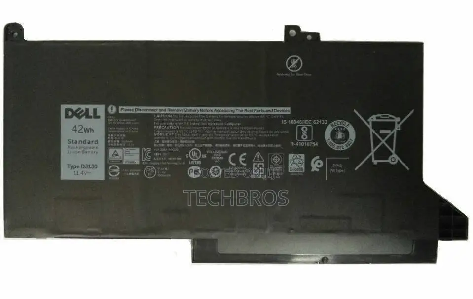 Dell Latitude Battery Dj1j0 for 12 7000 7280 7380 7480