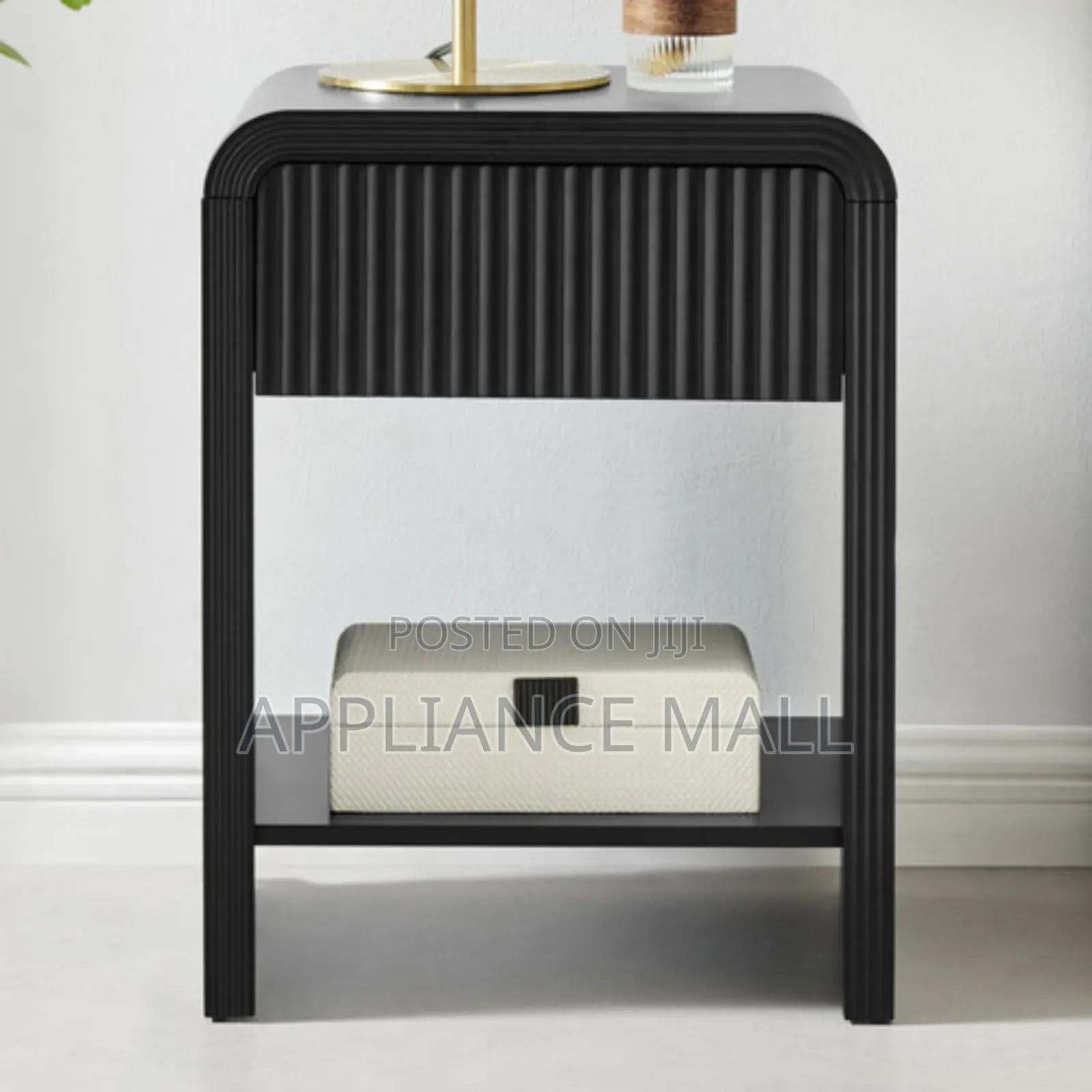Bedside Table Drawer and Shelf Press-to-Open Uk