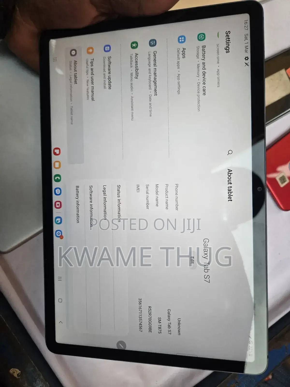 New Samsung Galaxy Tab S7 128 GB