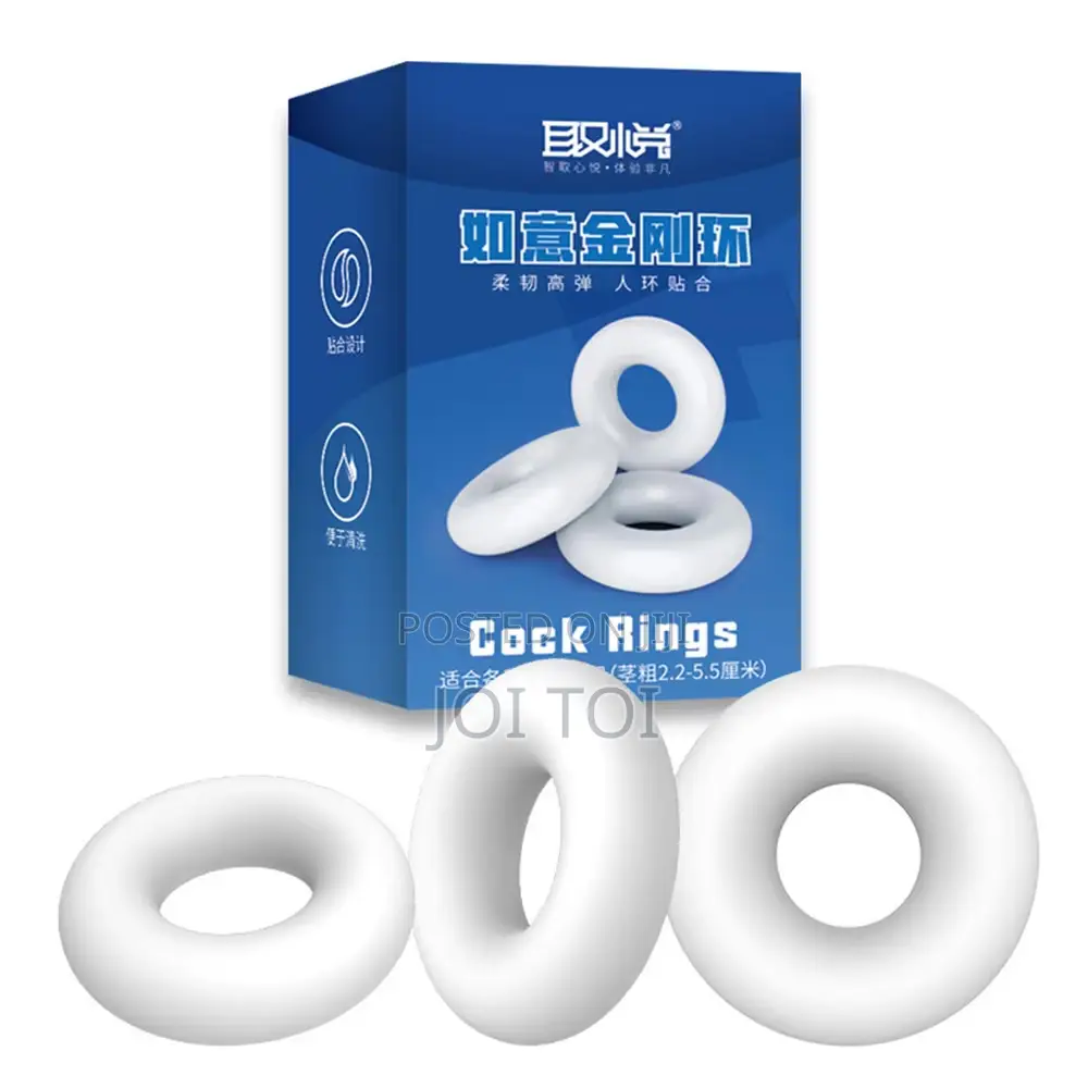 3pcs Thick Silicon Cock Ring