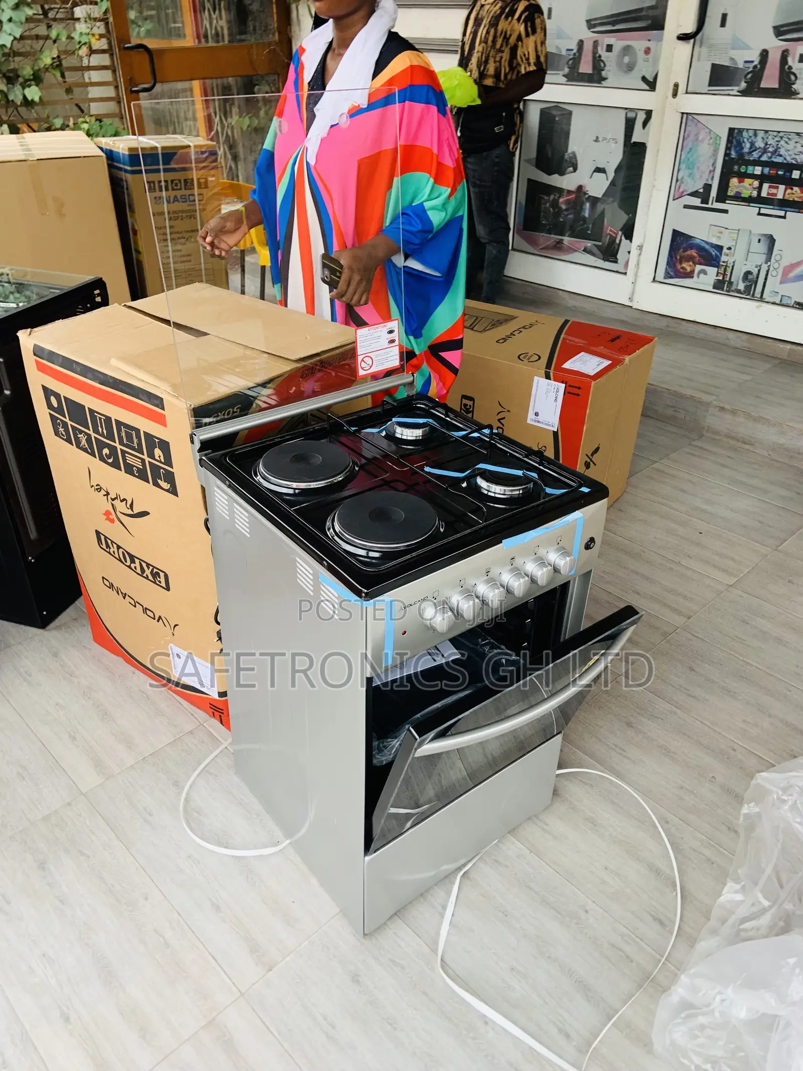 Choose 50/50 Turkish 2 Gas Oven Volcano 2 Electric Cooker