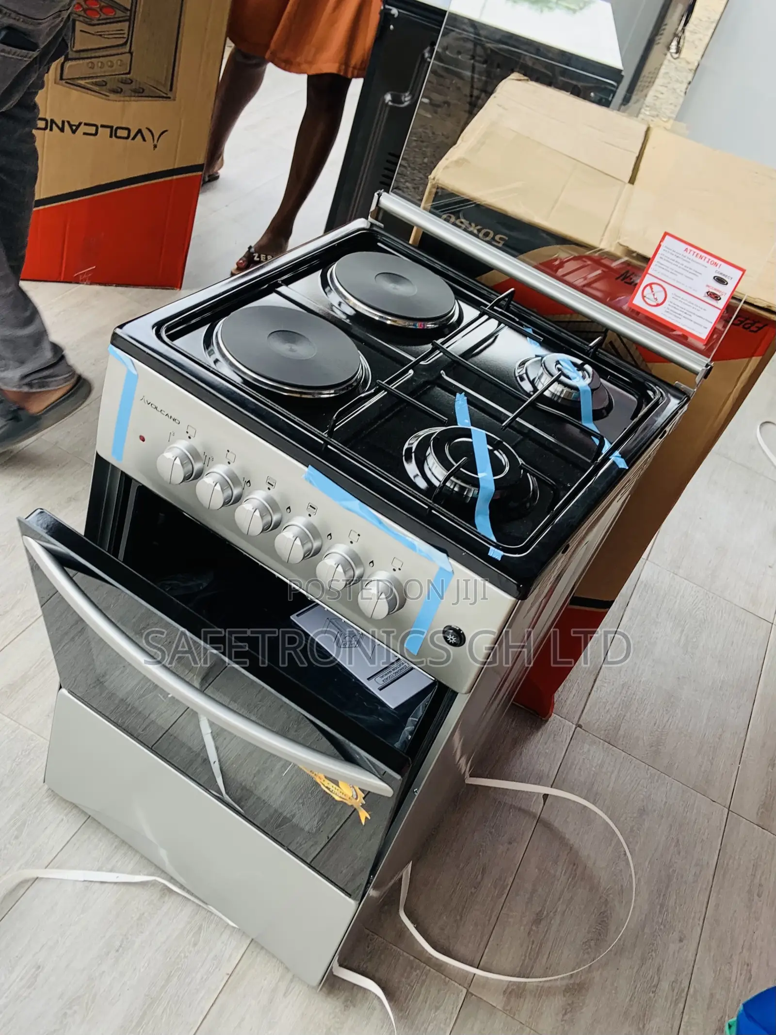 Grab Quality Volcano 2 Gas Turkish Oven 50x50 2 Electric