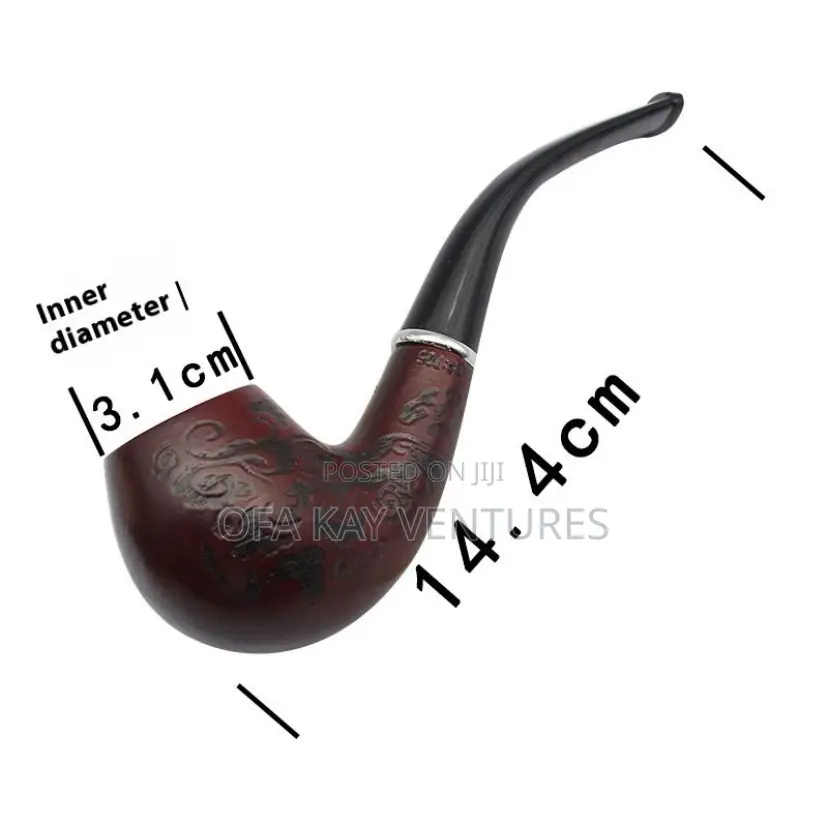 Carved Wooden Tobacco Smoking Pipe