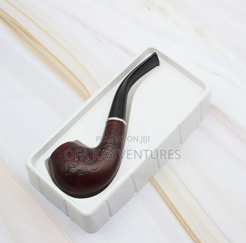 Carved Wooden Tobacco Smoking Pipe