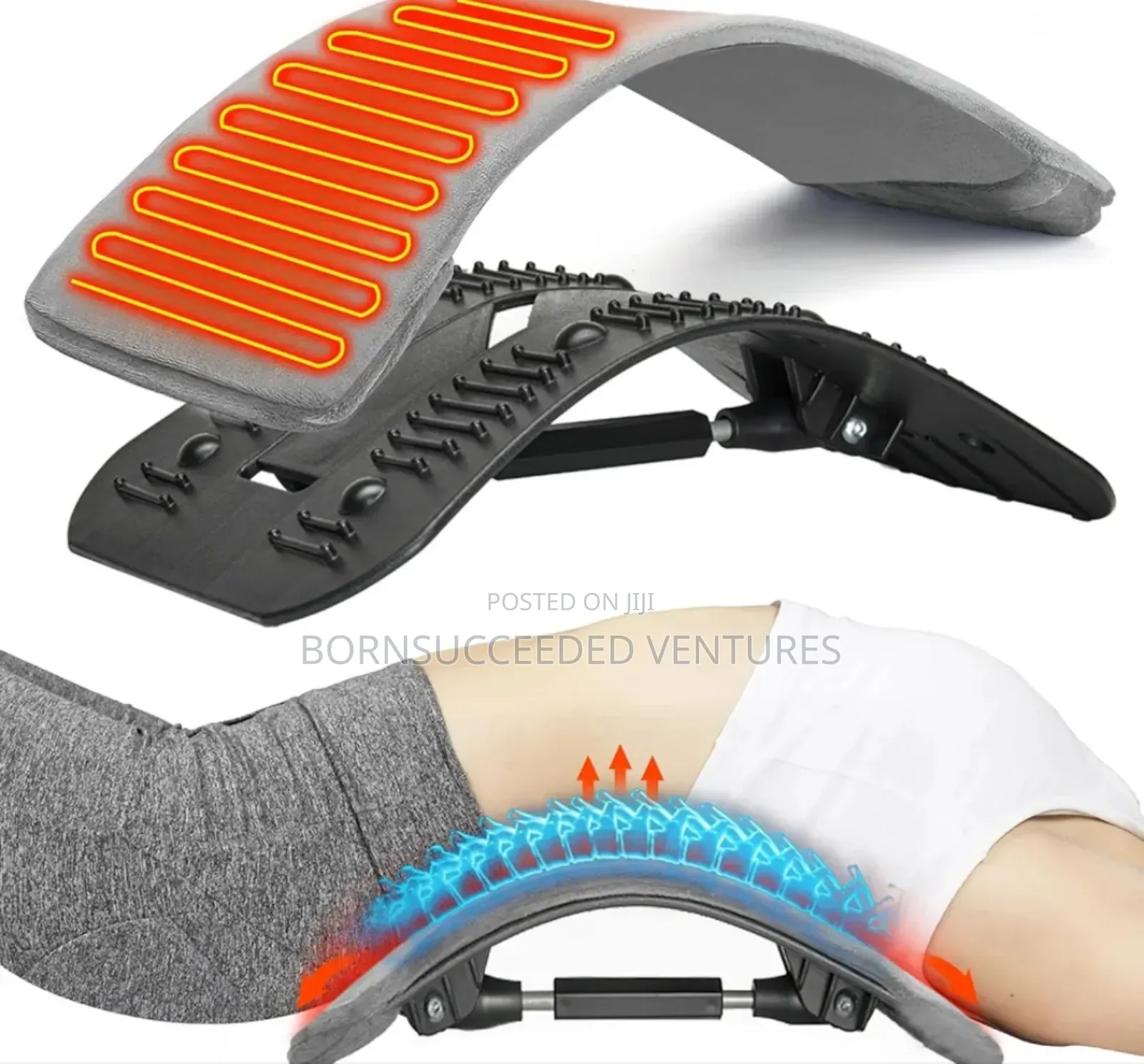 Heated Back Stretcher for Back Pain Relief