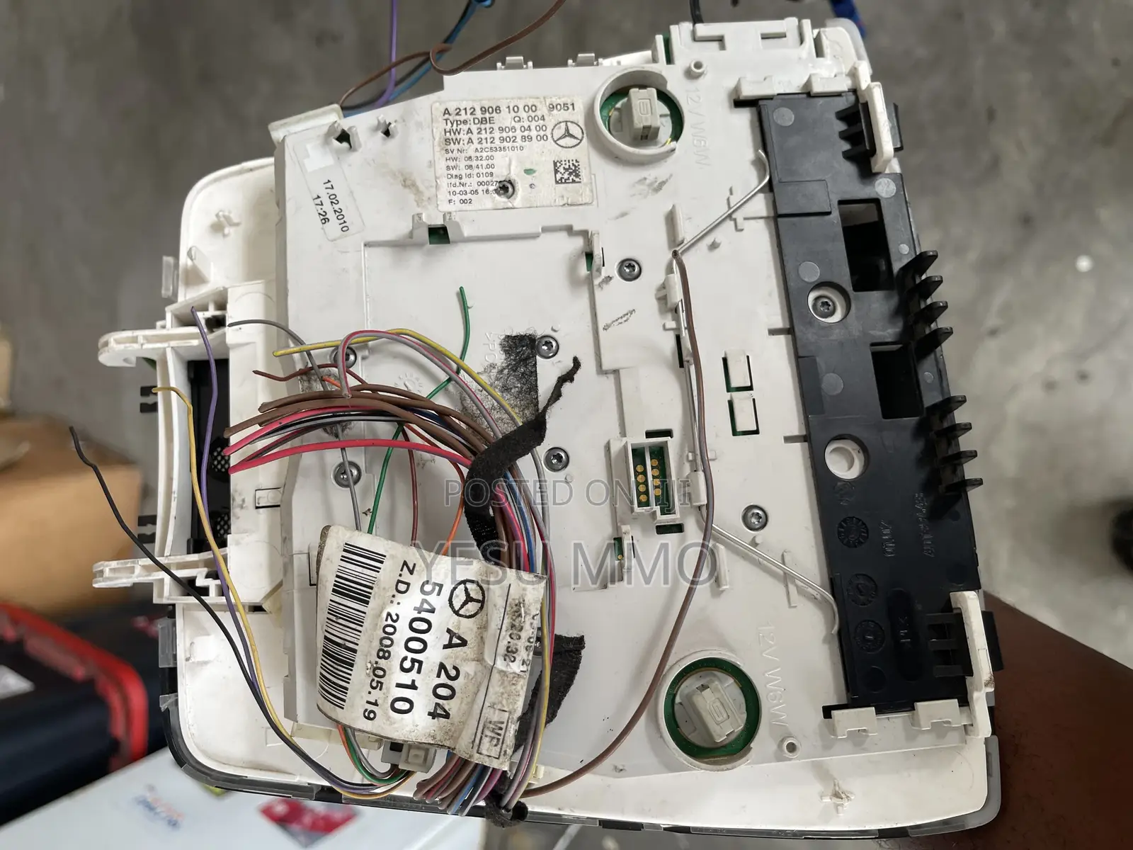 Mercedes Benz C300 Sunroof Switch