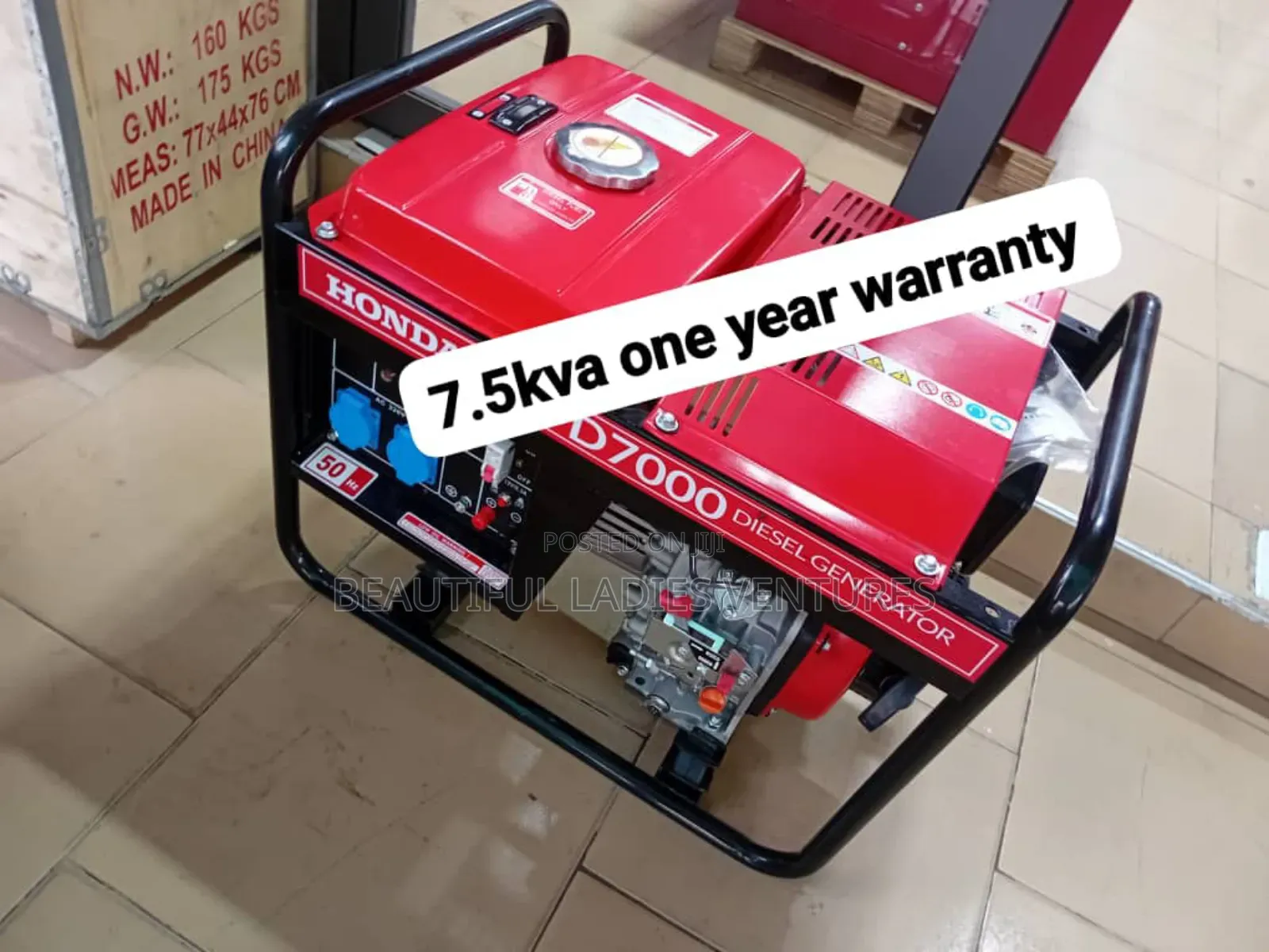 High Efficiency Generator 7.5kva Diesel