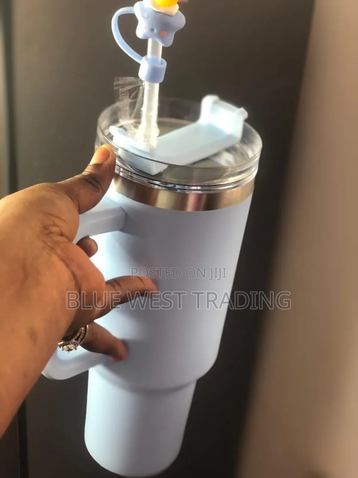 Stanley Cup With Straw Cover (Baby Blue)