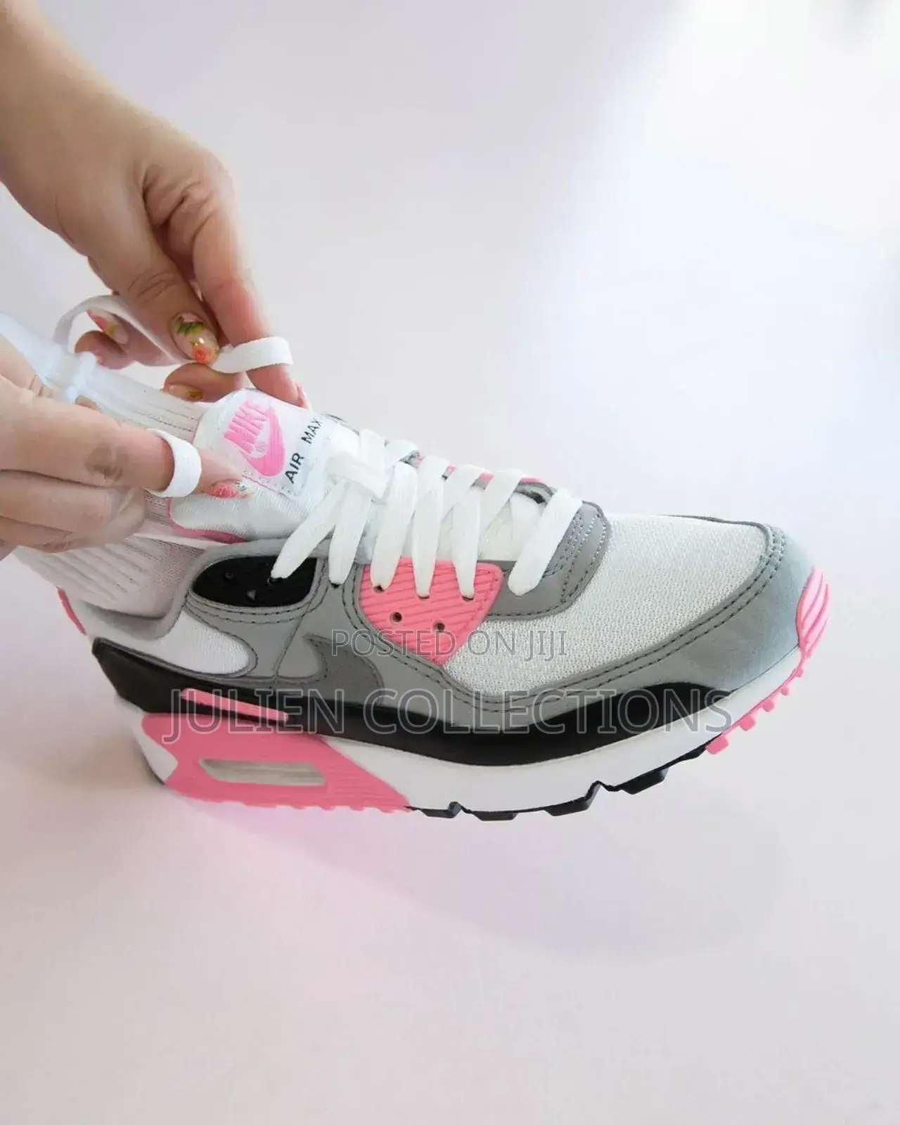 Nike Air Max 90 Pink Black and White