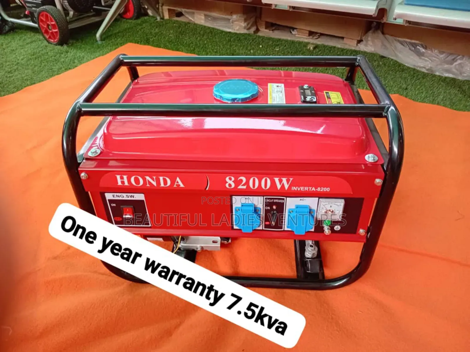 Less Fuel Consumption 7.5kva Petrol 7.5kva