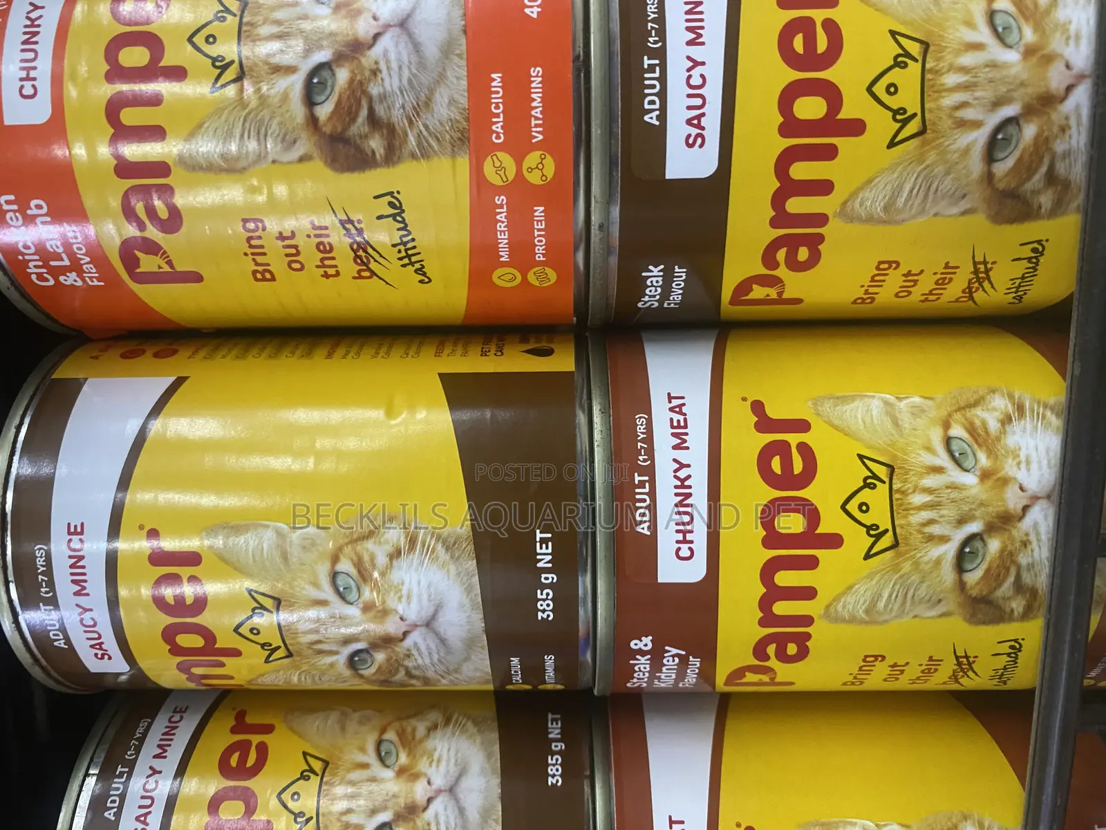 Saucy Cat Food Can