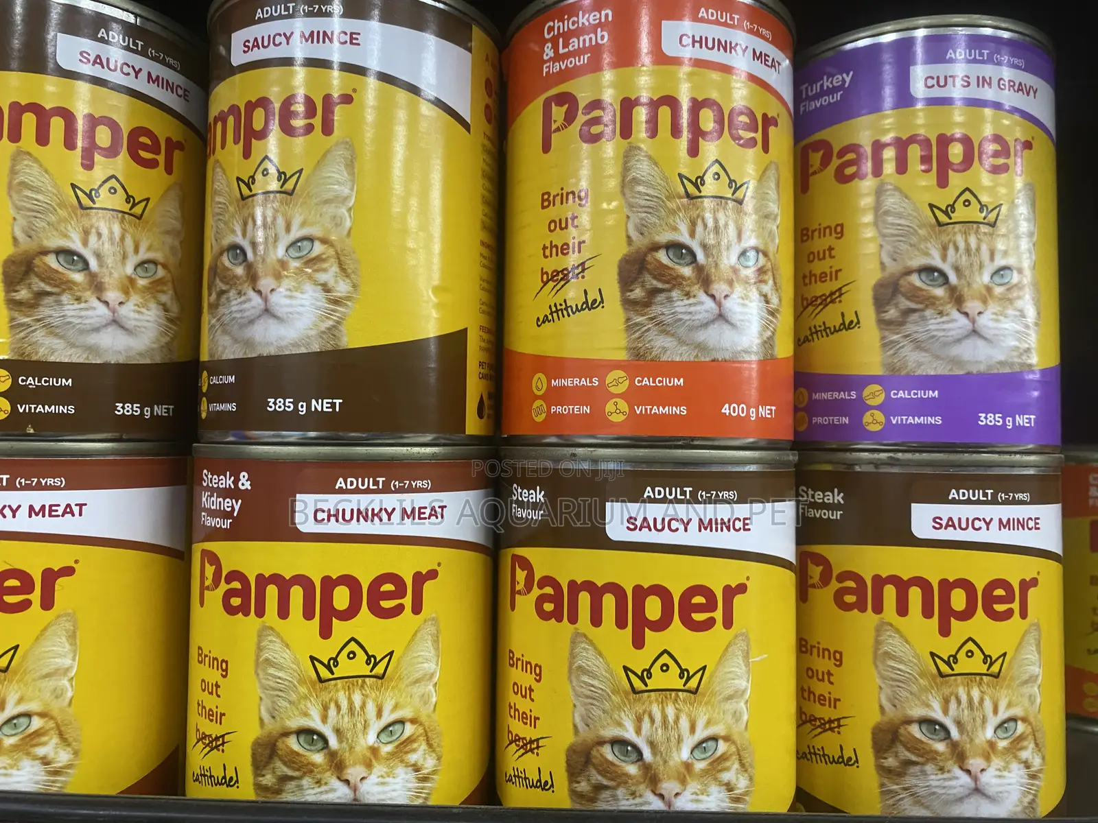 Saucy Cat Food Can