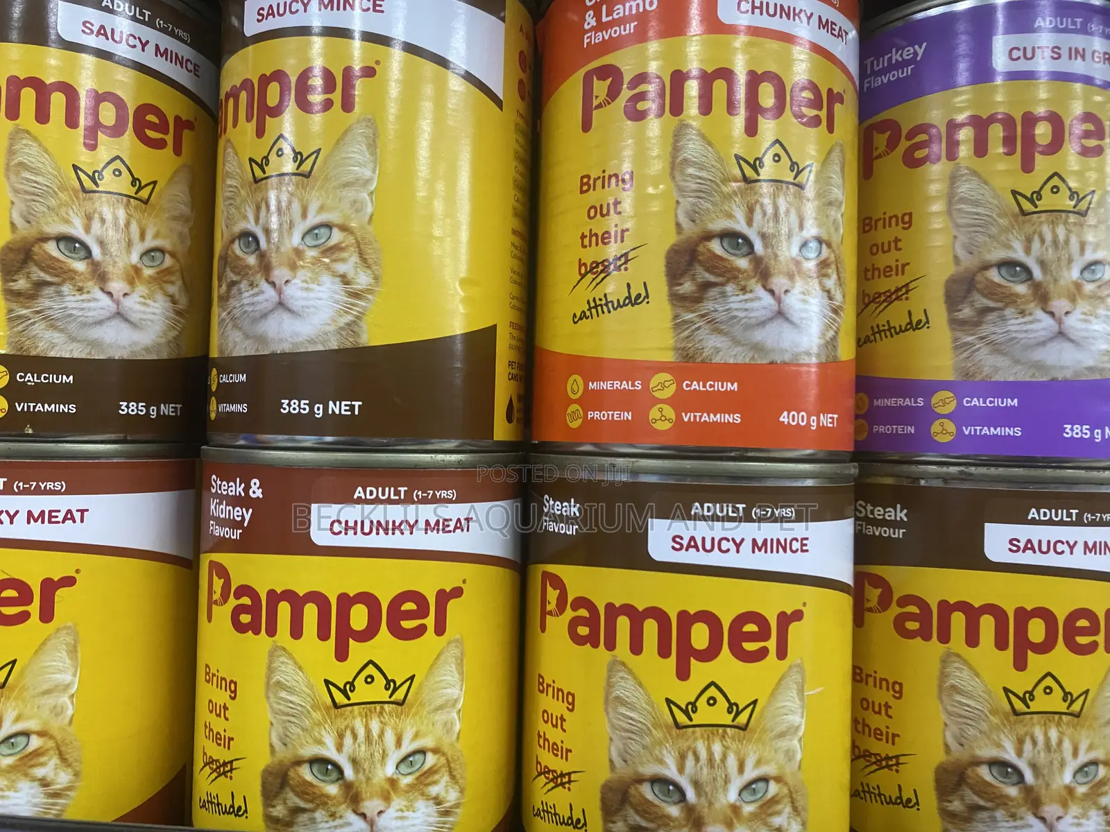 Saucy Cat Food Can