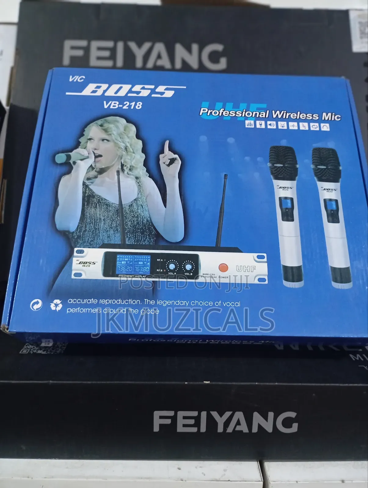 Professional Wireless Mic _ Boss Vb-218